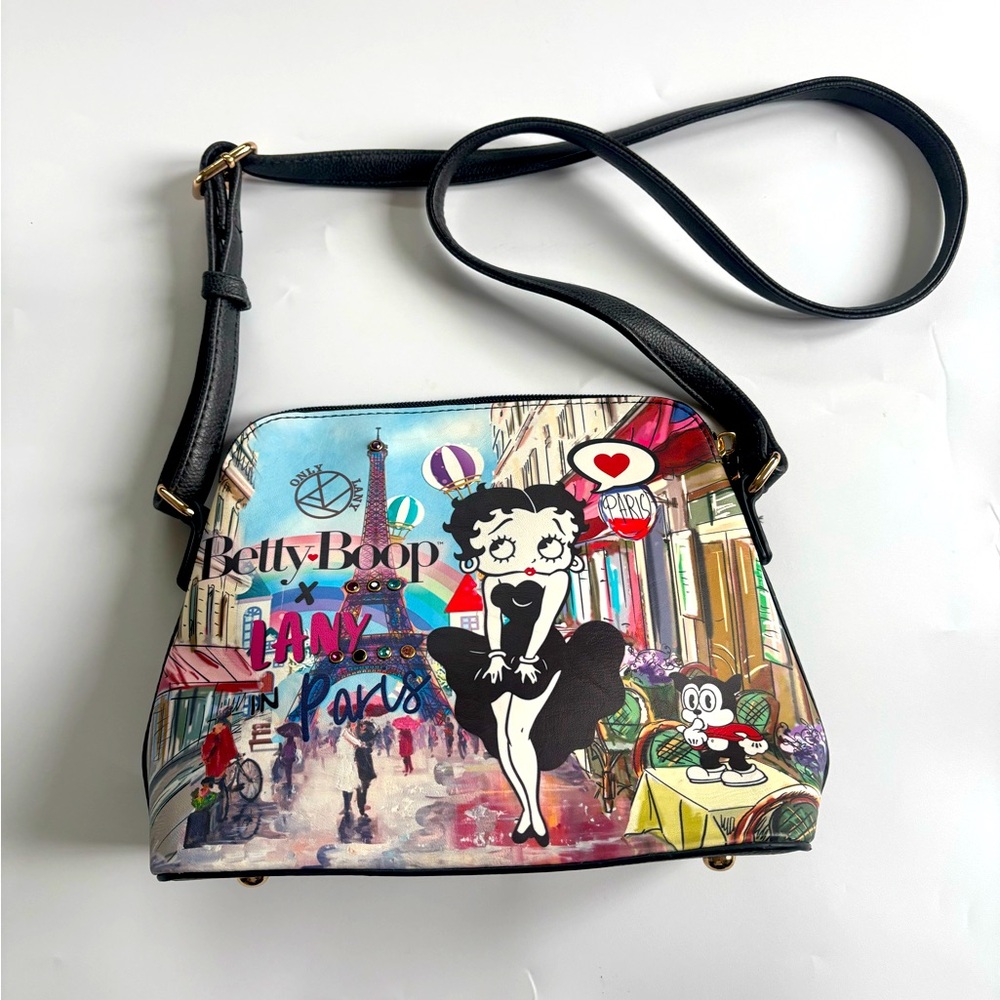 LANY BETTY BOOP IN PARIS SHOULDER BAG